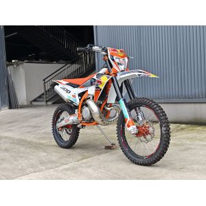 2 Stroke 300cc Enduro Motocross Bike With Single Chamber Dual Mode Front