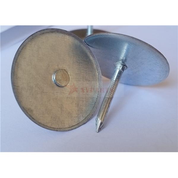 12 Gauge Capacitor Discharge Cup Head Weld Pins For Fastening Insulation Onto A Metal Surface