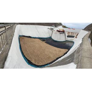 Economy Alkali Marsh Nonwoven Long-Fiber Geotextile For Industrial Waste