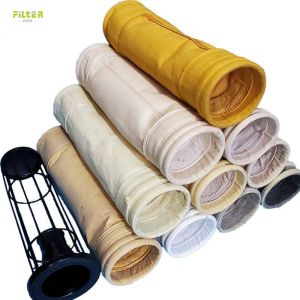 Baghouse Filter Bags Polyester Aramid PPS PTFE Acrylic PP Fiberglass Needle Felt