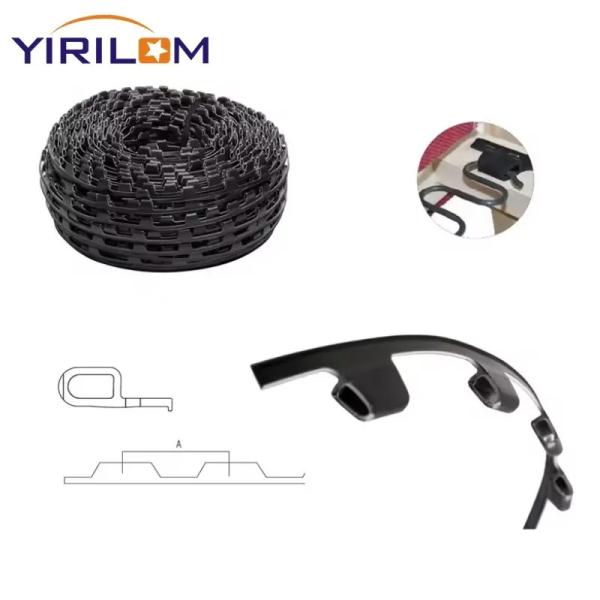 Buy Sofa Accessories Plastic Clip Strip For Zigzag Spring YIRILOM 200m/Roll Length 80kg Tensile Strength Easy To And Install at wholesale prices