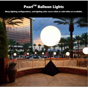 China 400W Inflatable LED White Sphere Event Lighting Balloon Customized For Sale on sale