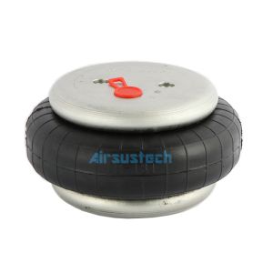 China 1/4NPTF Offset 22mm One Convoluted Air Ride Air Spring Assembly 7731 Firestone Style 131 Air Bellow on sale