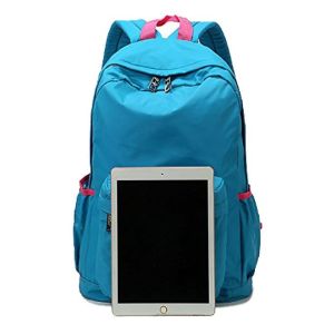 Unisex Nylon Outdoor Sports Backpack With Metal Zipper