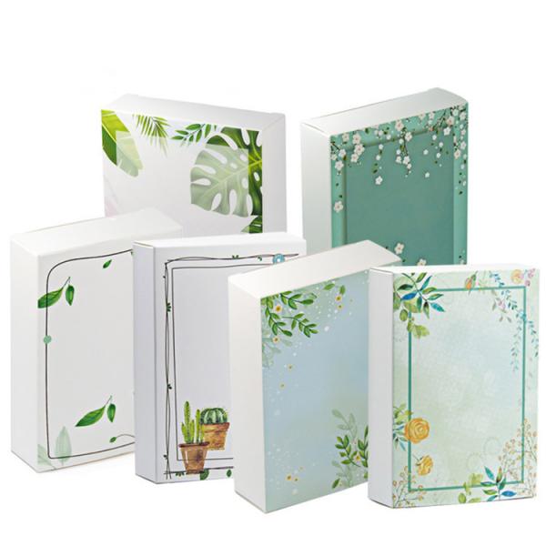 Buy Custom logo Folding Recycled Paper Gift Boxes Printing pattern Cardboard box at wholesale prices