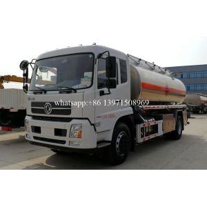 China 15000 Liters Water Bowser Truck Stainless Steel / Aluminum Alloy Tanker on sale