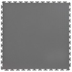 D.Gray PVC Interlocking Floor Tile 500*500mm Smooth Surface For Use In Garages