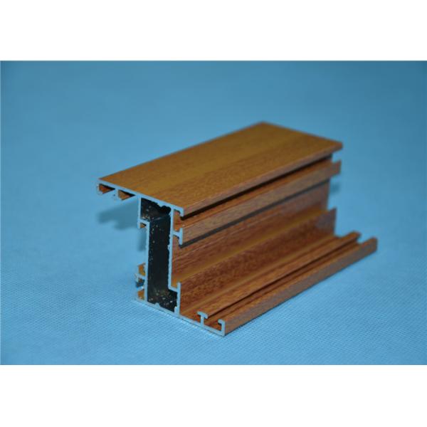 Buy Powder Coated Standard Wood Grain Aluminium Extrusion Profiles 6063-T5 at wholesale prices