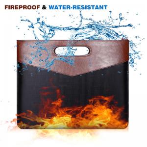 China Silicone Coated Fiberglass Waterproof Fireproof Document Folder OEM on sale