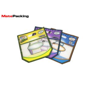 Custom Printing Vegetable Preserving Bags , Clear Handle Fruit Packaging Bags