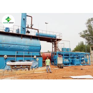 Small Scale Tyre Waste Oil Distillation Plant