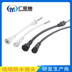 Ip68 3pin Waterproof Connector 5pin Electrical Cable Connector