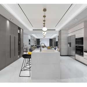 Whole sale High Quality Living Room Porcelain Floor Tile Glazed Polished White