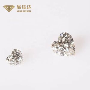 Customized Heart Shape White VS Real Lab Grown Diamond Polished For Lover Gifts