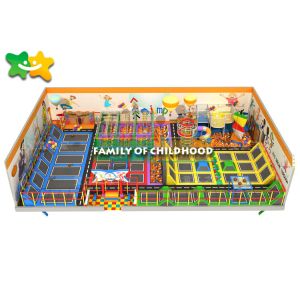 Inflatable Bouncer Trampoline Park Equipment , Kids Toddler Trampoline Airbound