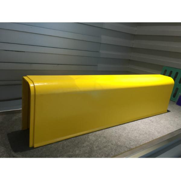 Buy Super strength Fiberglass Profiles Curbstone Yellow used in Auto / Motor Cyle Exhaust Canister Cover at wholesale prices