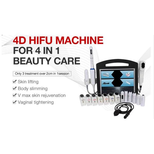 3 In 1 Hifu 4d Machine Portable Anti Aging Vagina Tightening Wrinkle Removal