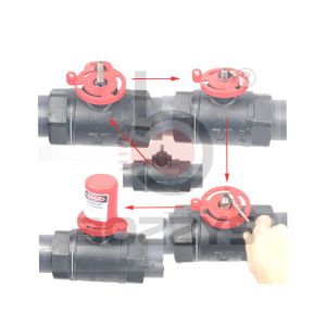 Safety PP Adjustable Standard Gate Valve Lockout Tagout Device