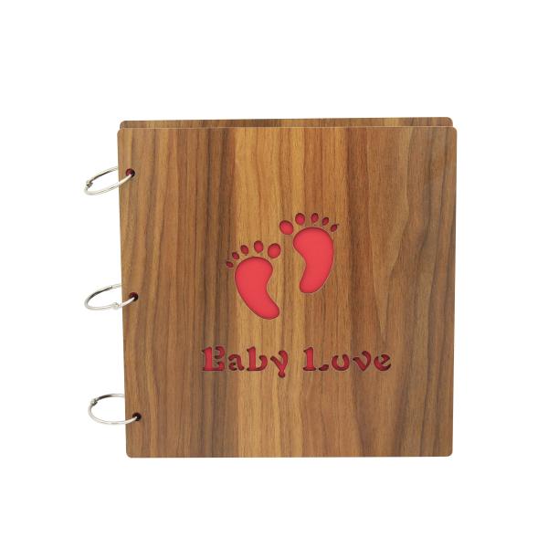 Buy walnut wooden book cover at wholesale prices