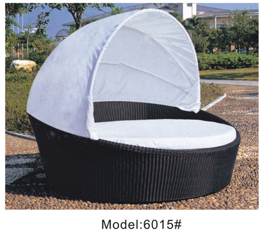 Buy Outdoor rattan wicker daybed with canopy  ---6015 at wholesale prices