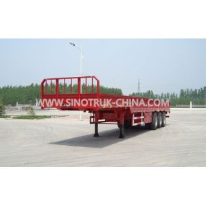 Dropside Lightweight Heavy Duty Semi Trailers With Waterproof Cover And Slider