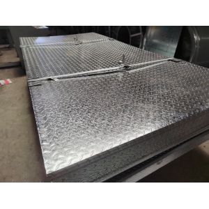 1500/1000mm Hot Dip Galvanized Pattern Plate with ±1% Tolerance and 2.5/2.75mm
