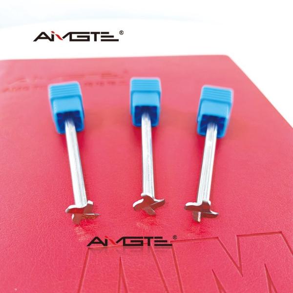 Custom Solid Tungsten Carbide T Slot Cutter 4 Flute T Type Milling Tool for CNC