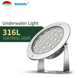SMD3030 IP68 SS316L 24W Led Swimming Pool Lighting
