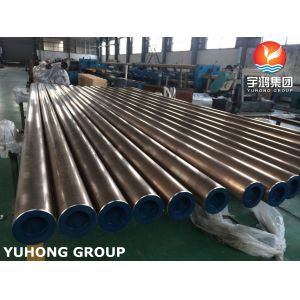 Seamless Copper Alloy Tube DIN 86019 B466 CuNi10Fe1.6Mn C70600