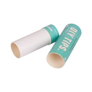Green Offset Printing Cardboard Paper Tube Cylinder Packaging Gift Eco -