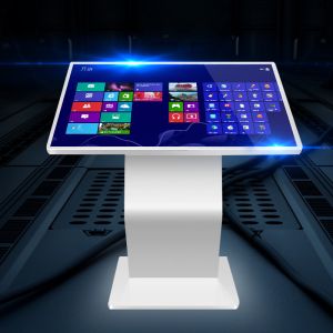 All In One Self Check Kiosk Horizontal Multimedia Display Android Windows