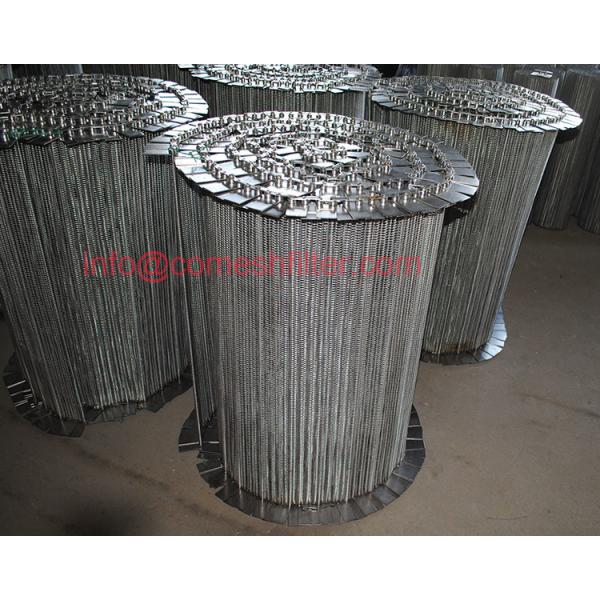 sus 304 Stainless Steel Spiral Cooling Balance Weave Wire Mesh Conveyor Belt for tunnel oven baking