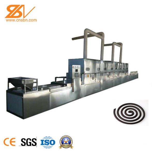 Buy PLC Microwave Drying Equipment 1800 Kg / H  For Mosquito Repellent Incense at wholesale prices