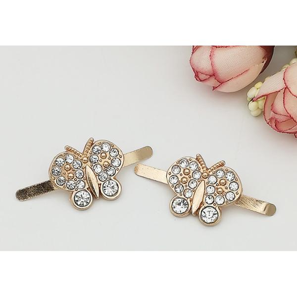 Buy Butterfly Zinc Alloy Buckle Shoe DIY Handmade Pendant Abrasion Resistant at wholesale prices