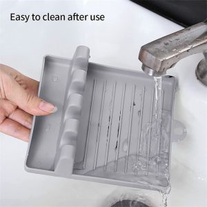 Nonslip Silicone Spoon Rest , Rustfree Spoon Spatula Holder Antiskid