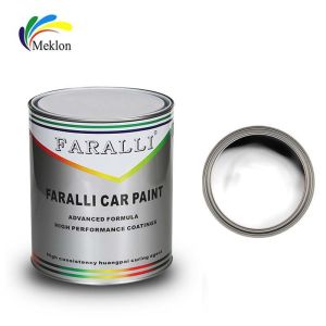UV Resistant Pure White Auto Paint Nontoxic Moistureproof Solid Colour