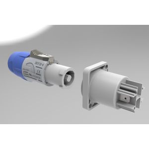 Indoor Ip44 250v Ac Powercon Connector Female Socket Power Connector for Led