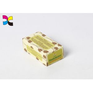 Flocking Printed Cardboard Boxes Open Two Side Matte Soap Rectangle Toothpaste