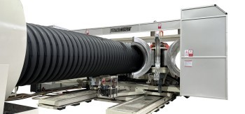 OD2000 Double Layer Plastic Corrugated Pipe Manufacturing Process Making Machine