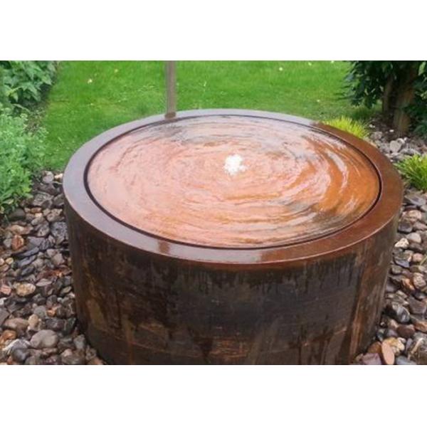 Modern Design Outdoor Indoor Garden Art Corten Steel Water Fountains With Pumps