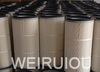 Quality WEIRUIOU Pulse Jet Dust Collector Filter 50 Microns Stainless Steel Sintered Fiber for sale