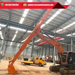 Excavator Telescopic Arm With Digging Depth 10-16 Meters 20~50T CE Certified