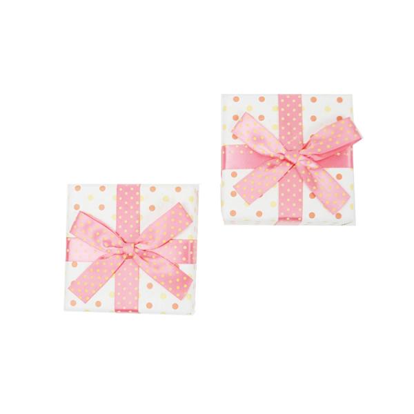 CMYK Pantone Colour Printing Retail Stand Box for Small Pink Craft Gift Jewelry Packaging