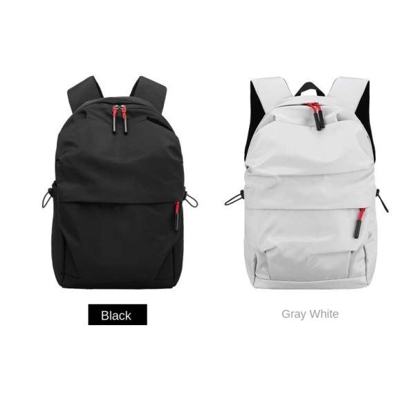 Wholesale custom logo men's and women's white backpack portable waterproof backpack fashion school bag