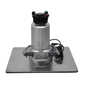 200KGS Stainless Steel Square Base Barber Chair Electric Pump Base