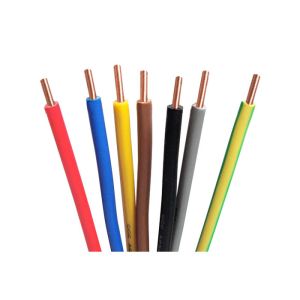 750V Non Sheathed Electrical Cable Wire Plain Circular Conductor