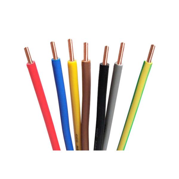 Buy 750V Non Sheathed Electrical Cable Wire Plain Circular Conductor at wholesale prices