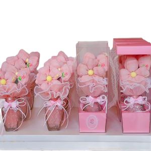 Hand-Knitted Flowers Perfect Mother's Day Gift for Mom Fabric Artificial Flower