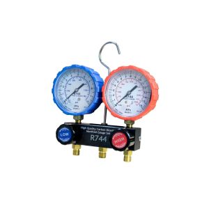 80cm Manifold Gauge Set for Upper R744 Air Conditioner Thread G1/4-19 OBM