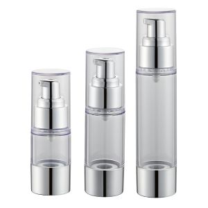 15ml 30ml 50ml Non Spill AS Airless Serum Pump Bottles